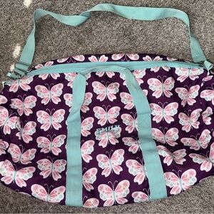 Pottery Barn Kids Large Duffle Bag - butterfly - “Emily”